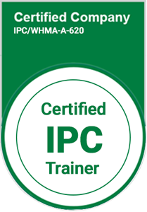 Wir sind IPC/WHMA-A-620 zertifizierte IPC Trainer